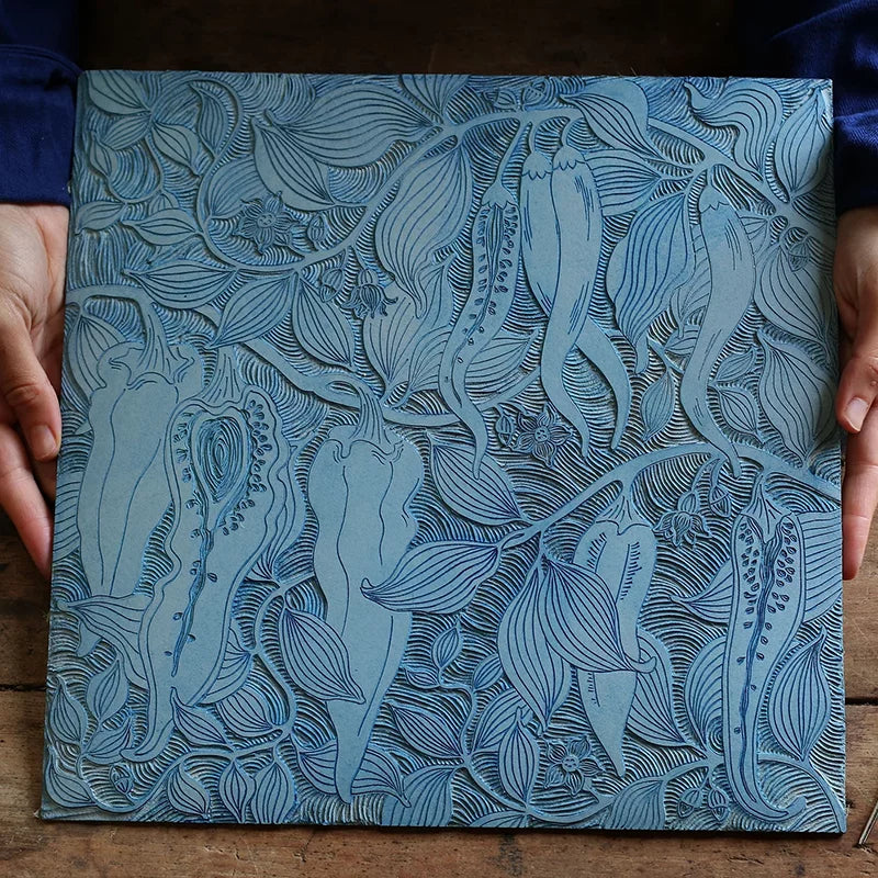 Isla Middleton Annual Calendar Lino Block Design - Coates & Warner