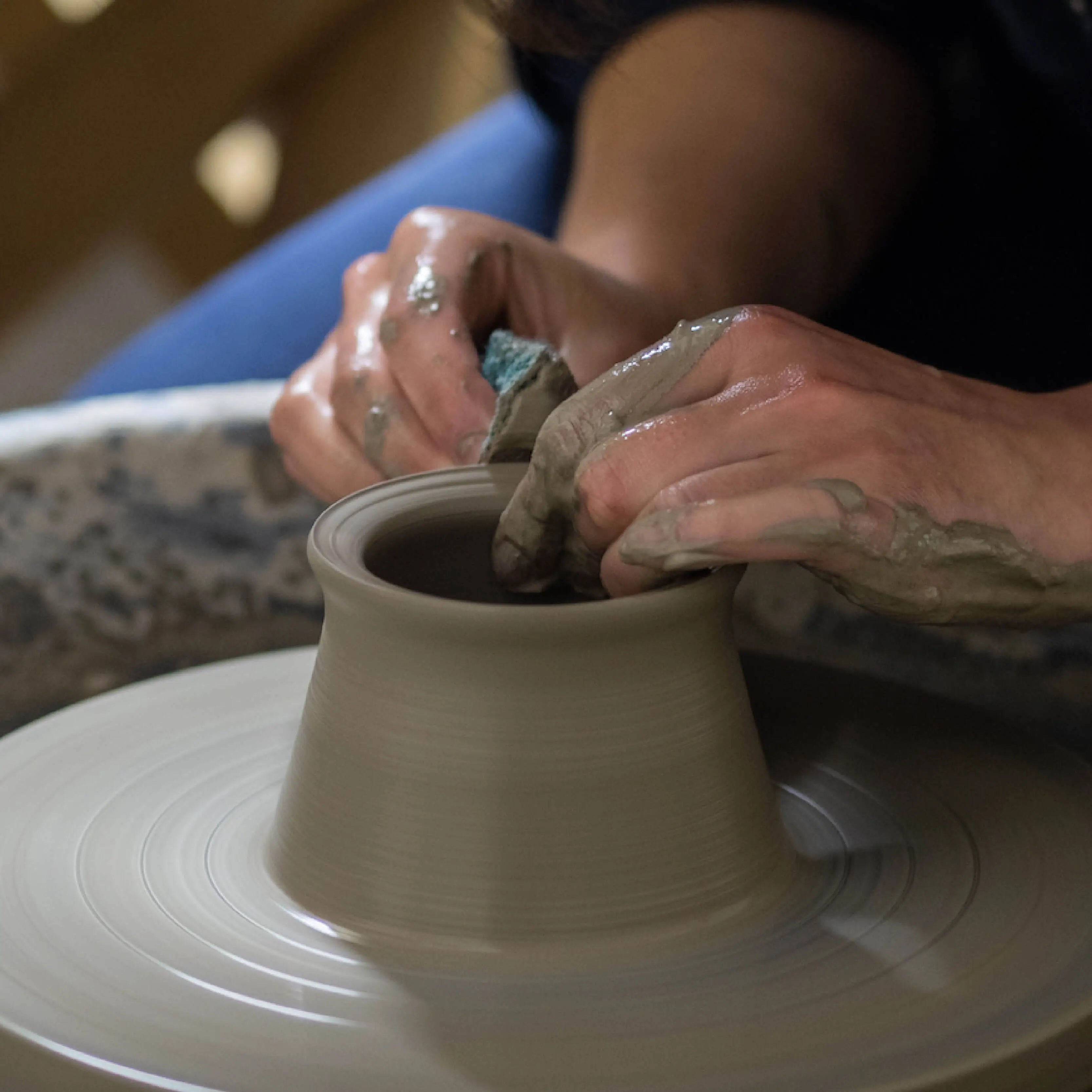 Megan Cox On The Pottery Wheel - Coates & Warner