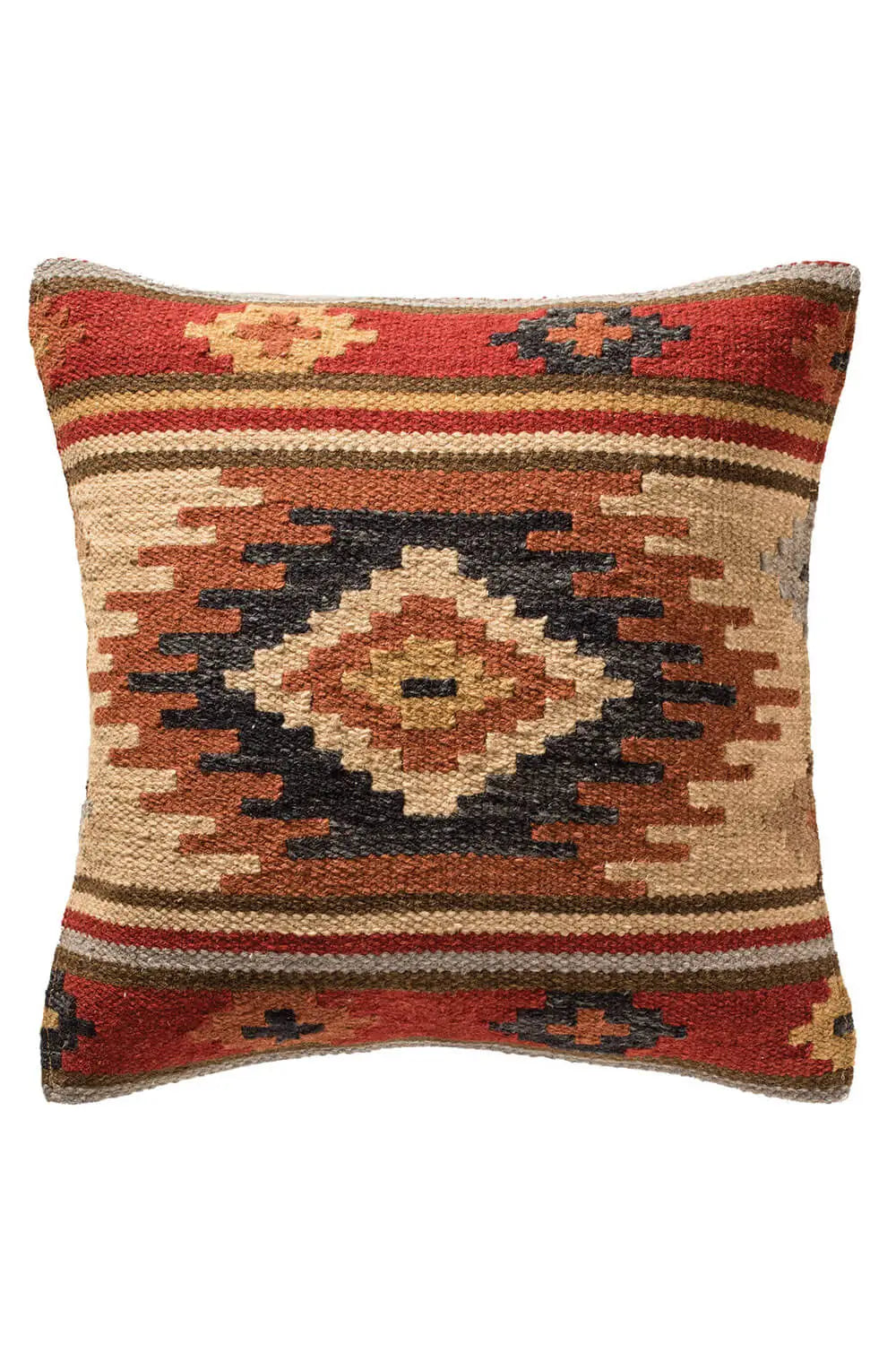 Arzu Red Kilim Cushion - Coates & Warner