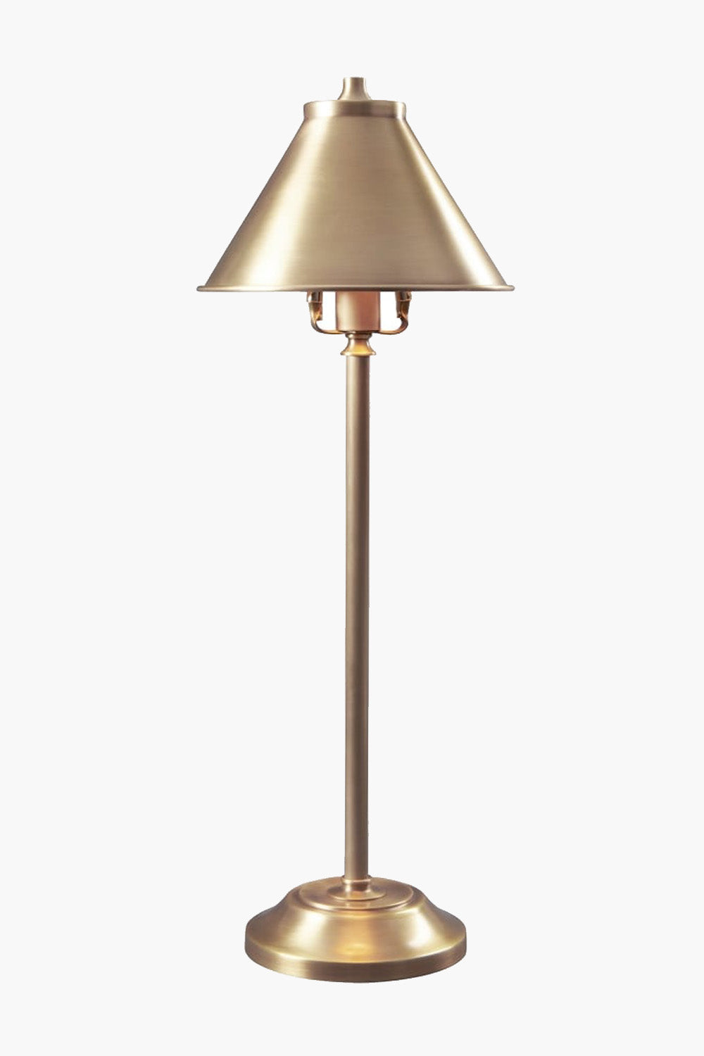 Cannes Aged Brass Stick Lamp