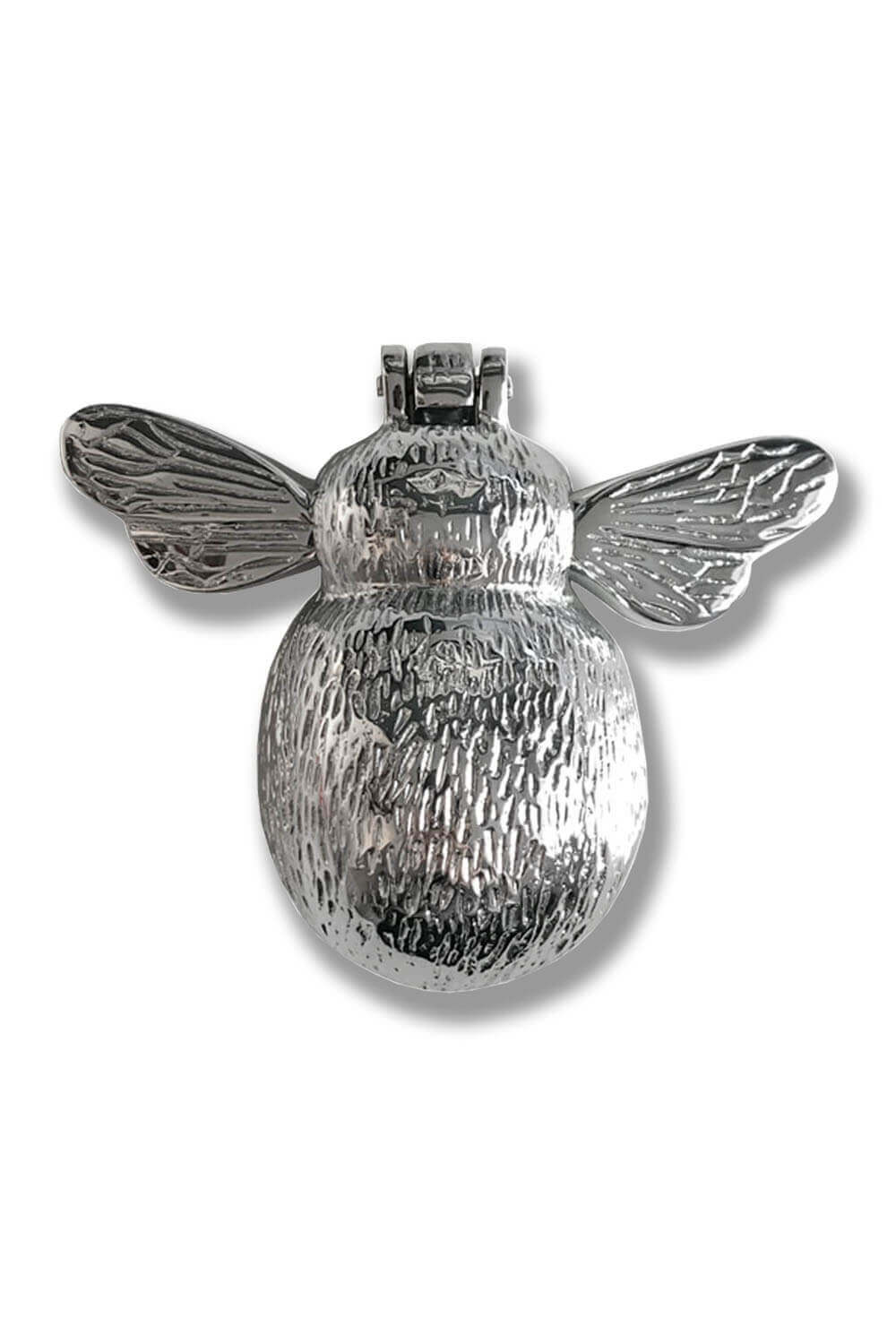 Chrome Bumble Bee Door Knocker White Background - Coates & Warner