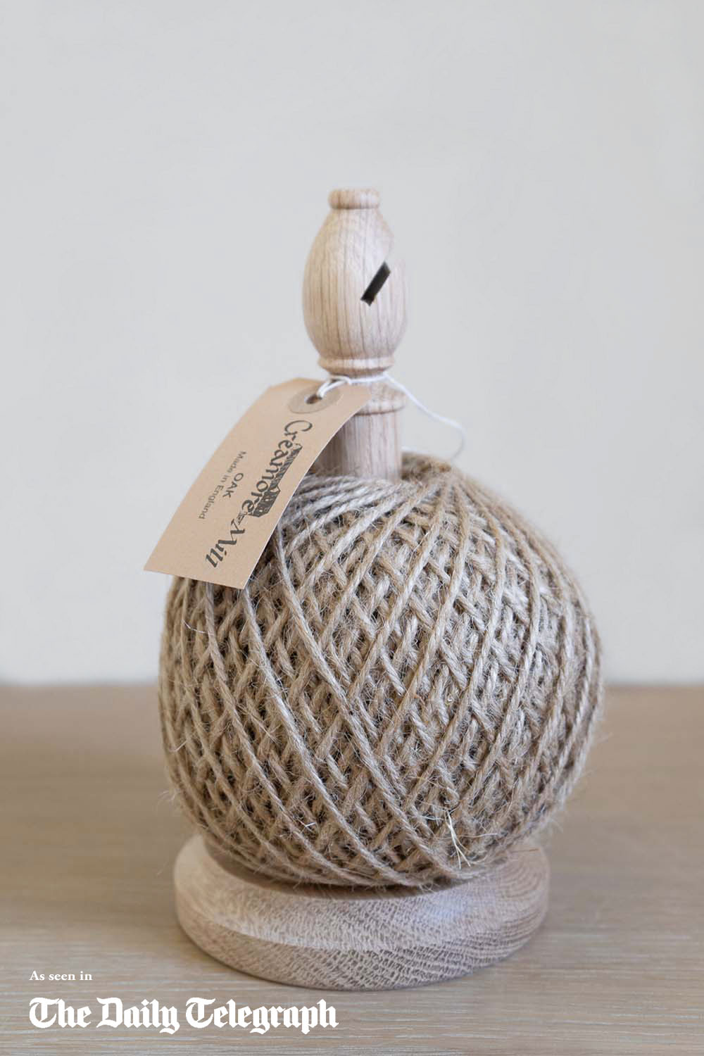 Oak Twine Holder With Cutter