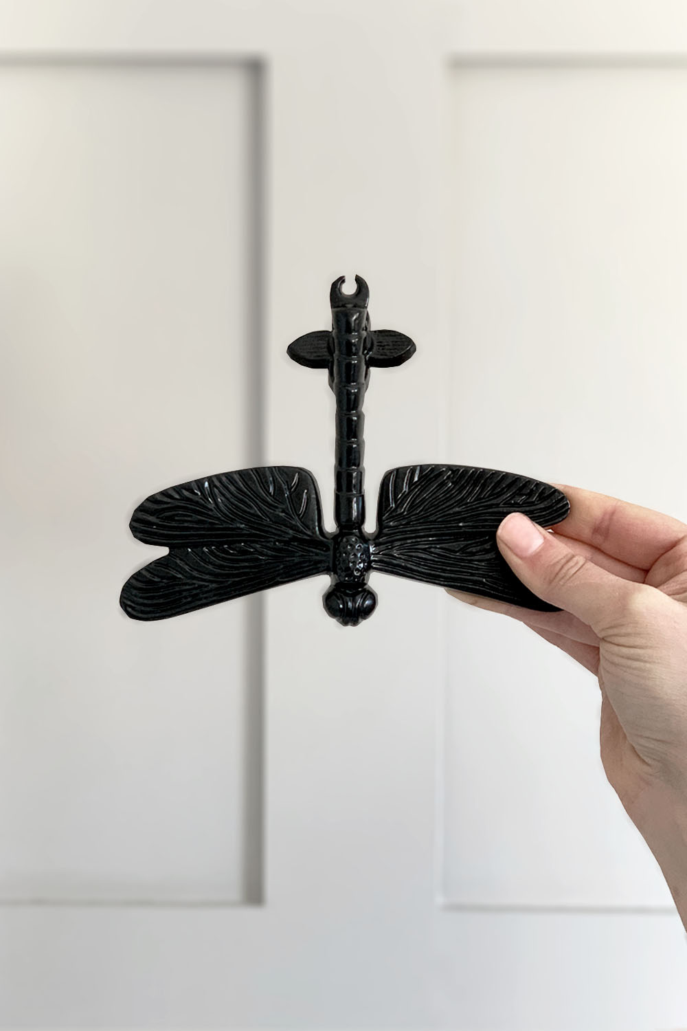 Black Dragonfly Door Knocker - Coates & Warner