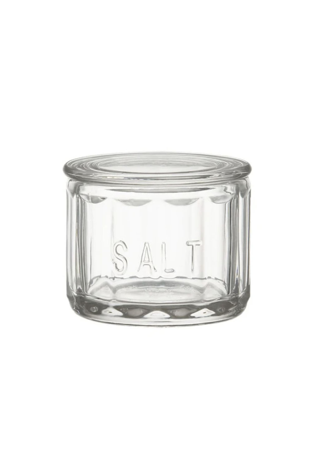 Glass Salt Pot With Lid