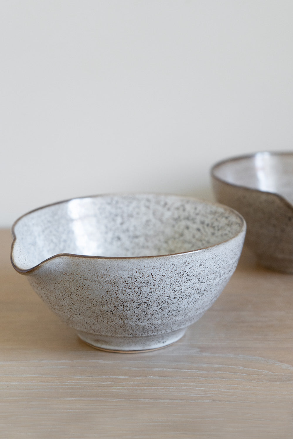 Speckled Stoneware Pouring Bowl