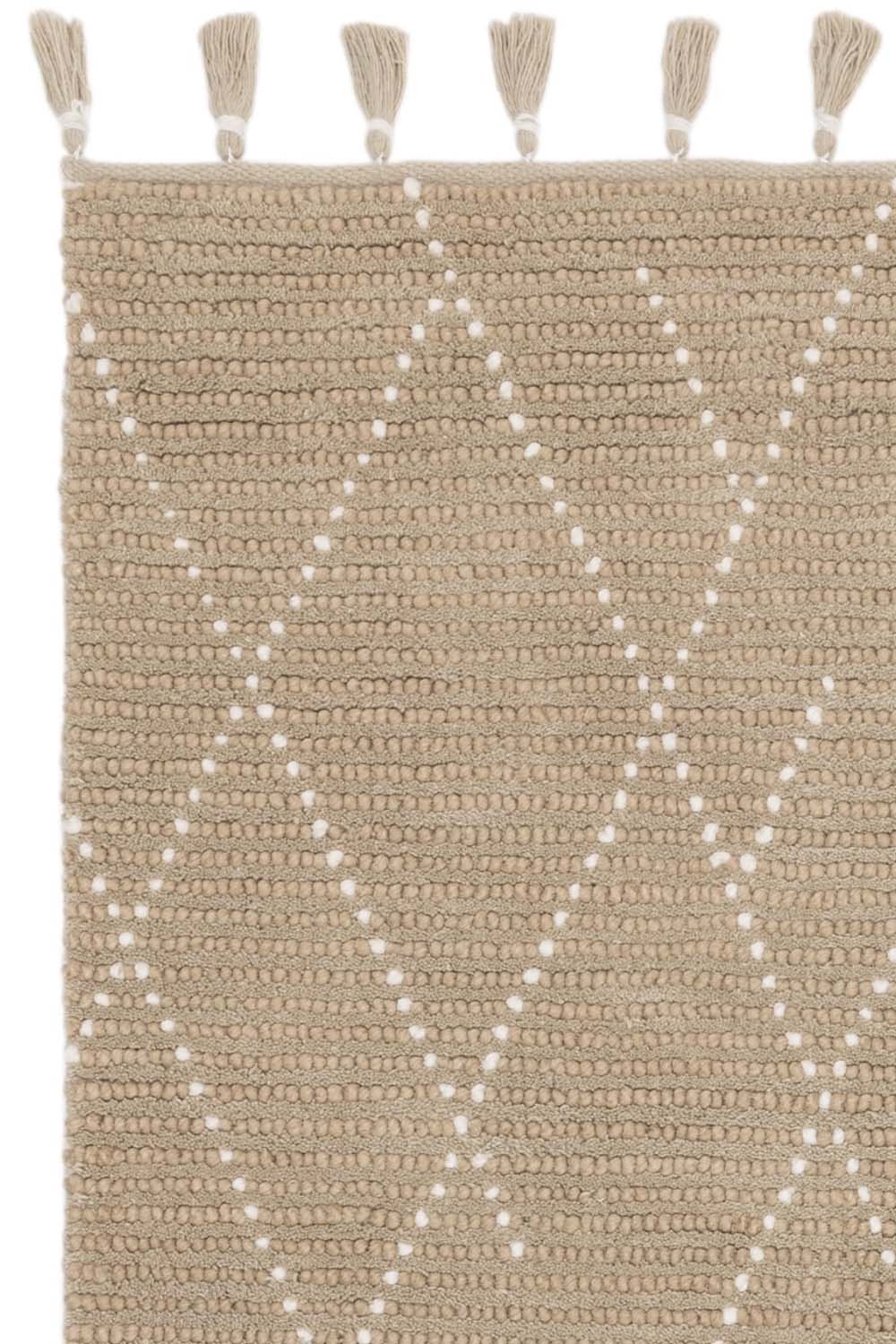 Ines Sand & Cream Diamond Rug