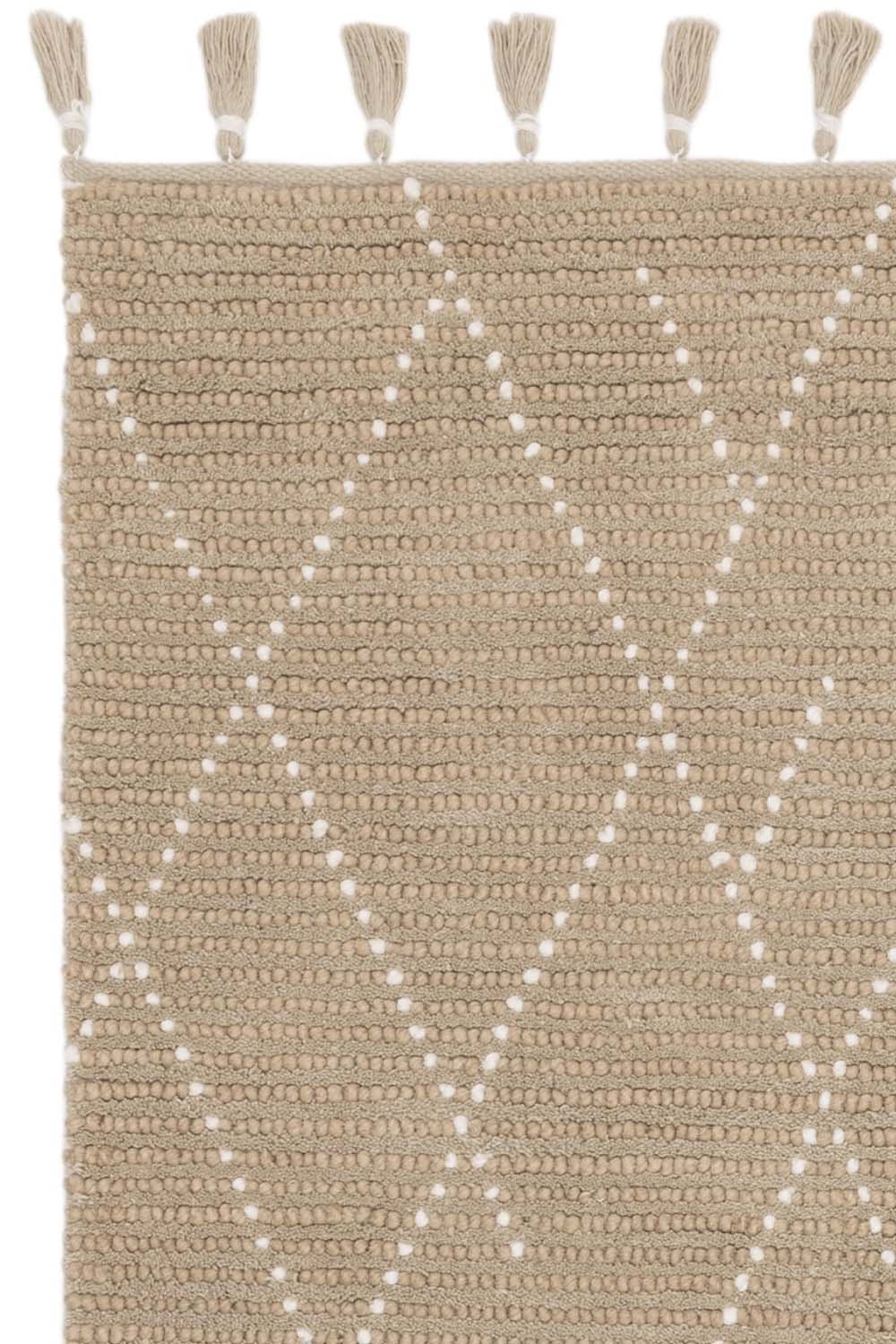 Ines Sand & Cream Diamond Rug