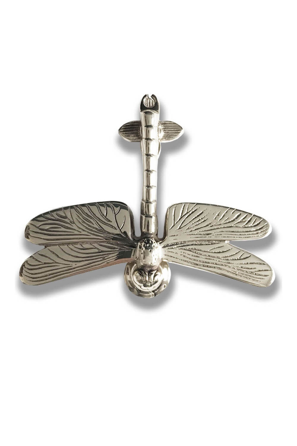 Nickel Dragonfly Door Knocker - Coates & Warner