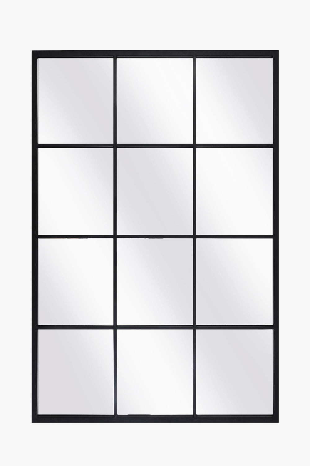 Rectangular Steel Window Mirror - Large