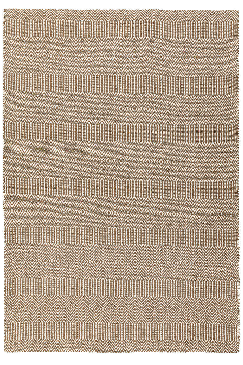 Taupe Diamond Rug - Coates & Warner