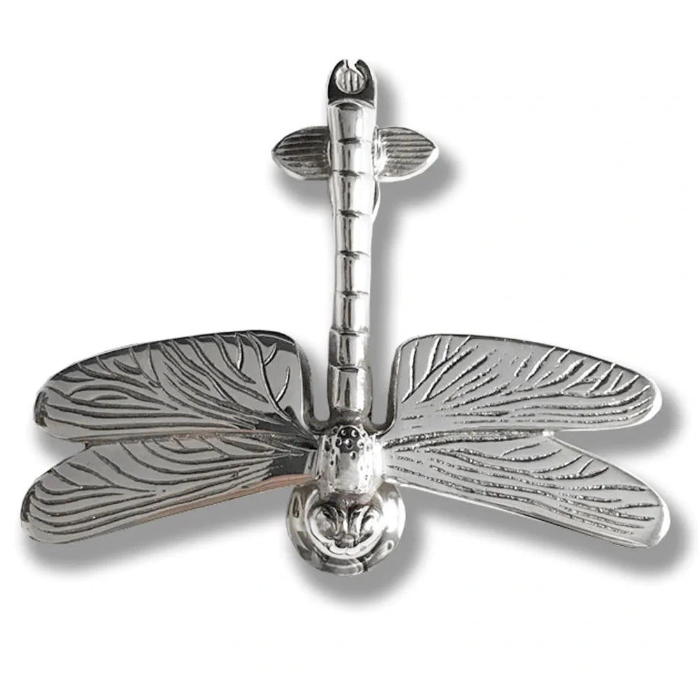 The Original Chrome Dragonfly Door Knocker - Coates & Warner