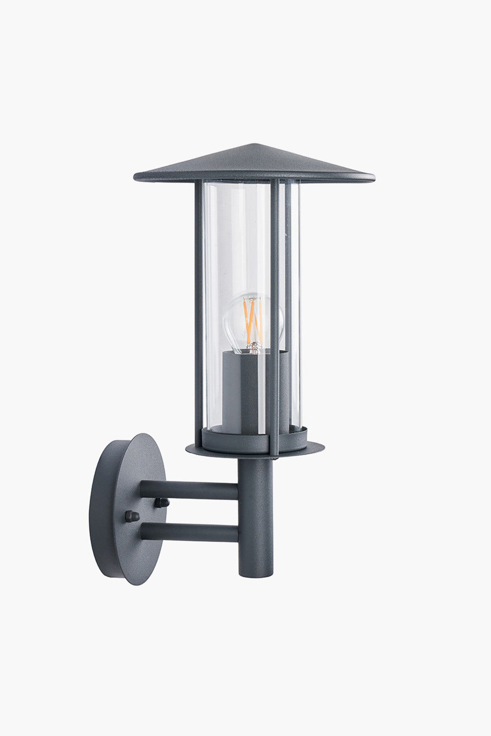Grey Steel Chimney Wall Light