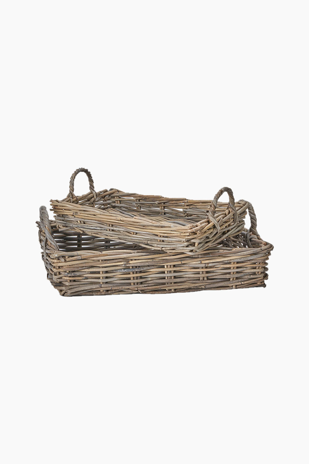 Grey Kubu Tray Baskets Set of 2