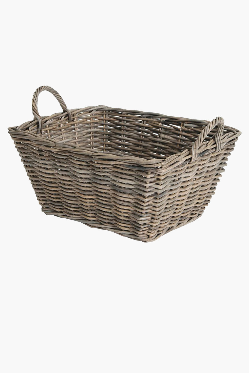 Grey Kubu Rectangular Basket