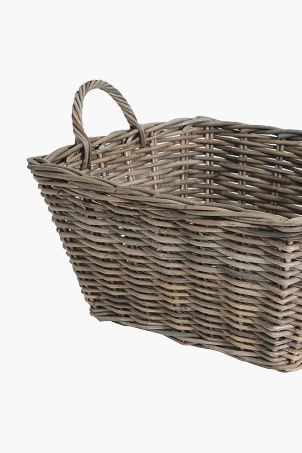 Grey Kubu Rectangular Basket