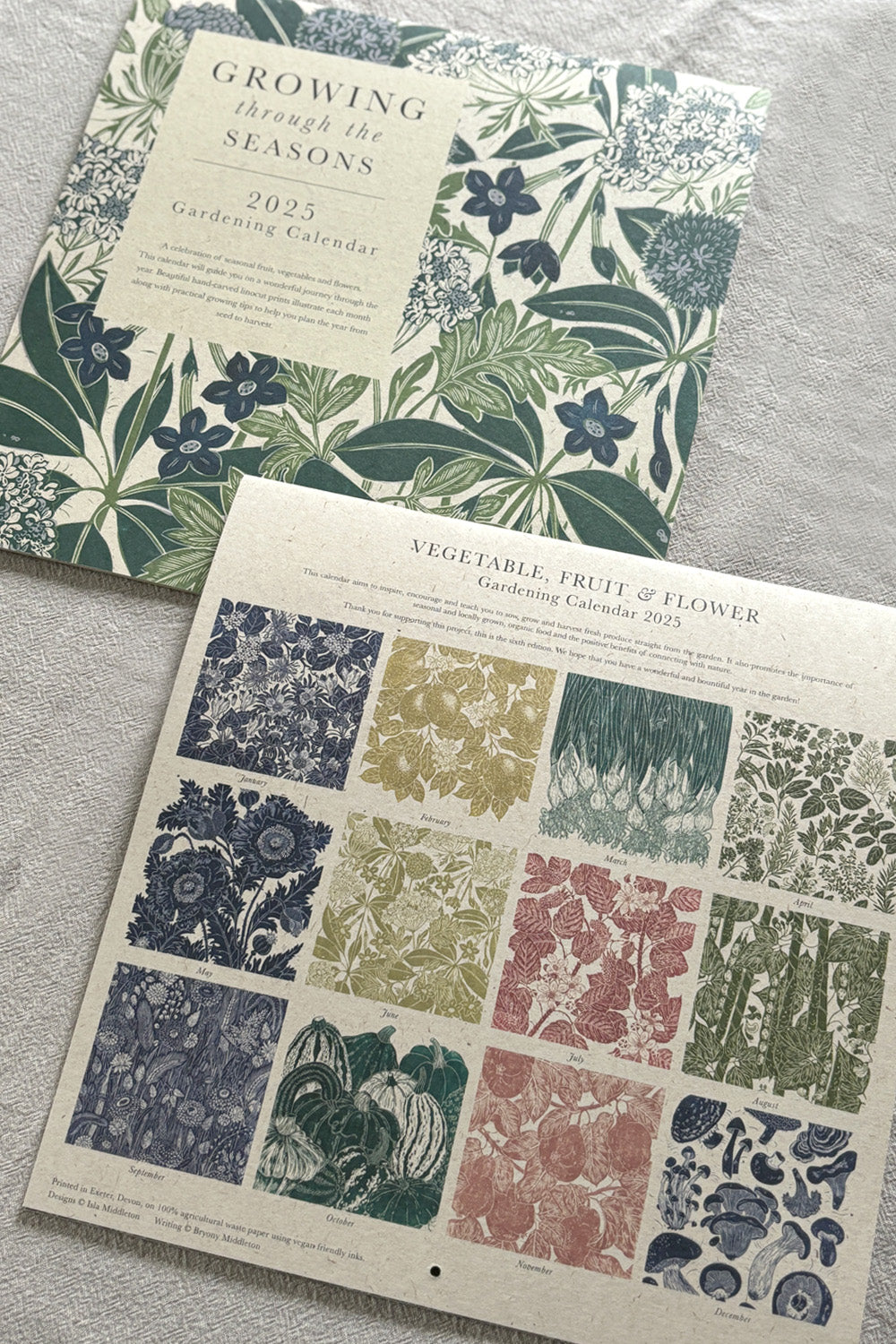 Growing Through The Seasons 2025 Calendar By Isla Middleton - Coates & Warner
