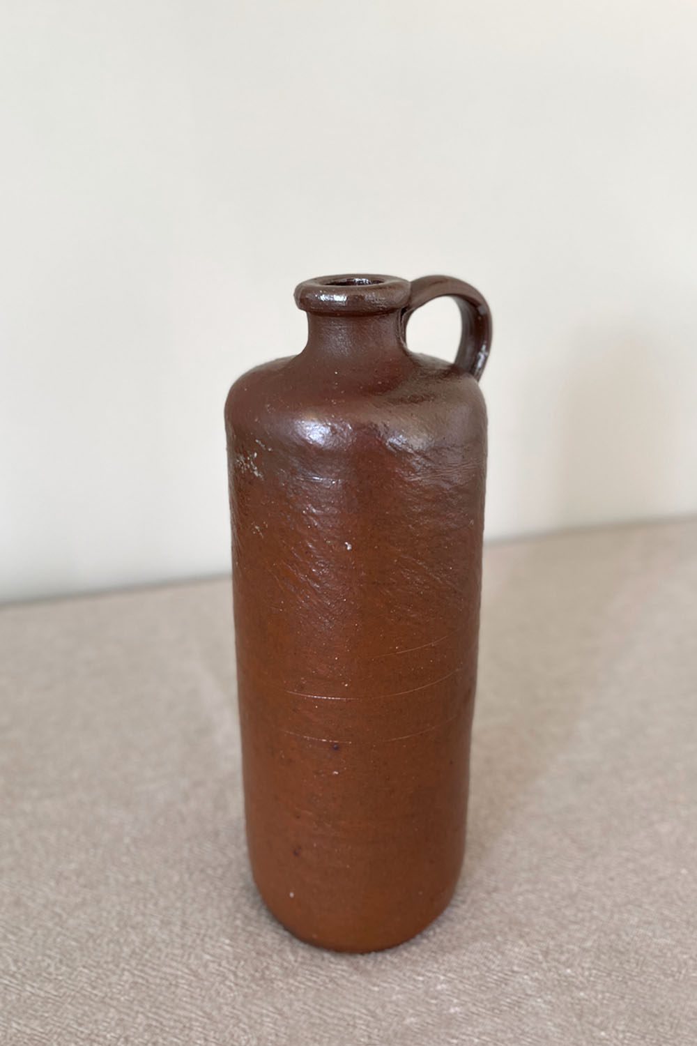 Tall Vintage Stoneware Bottle