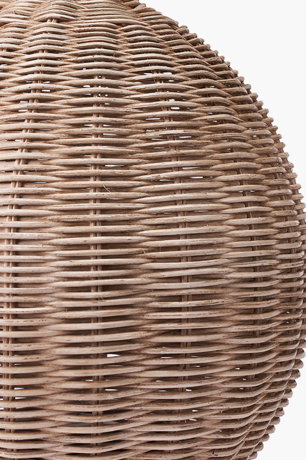 Rattan Cream Wash Table Lamp