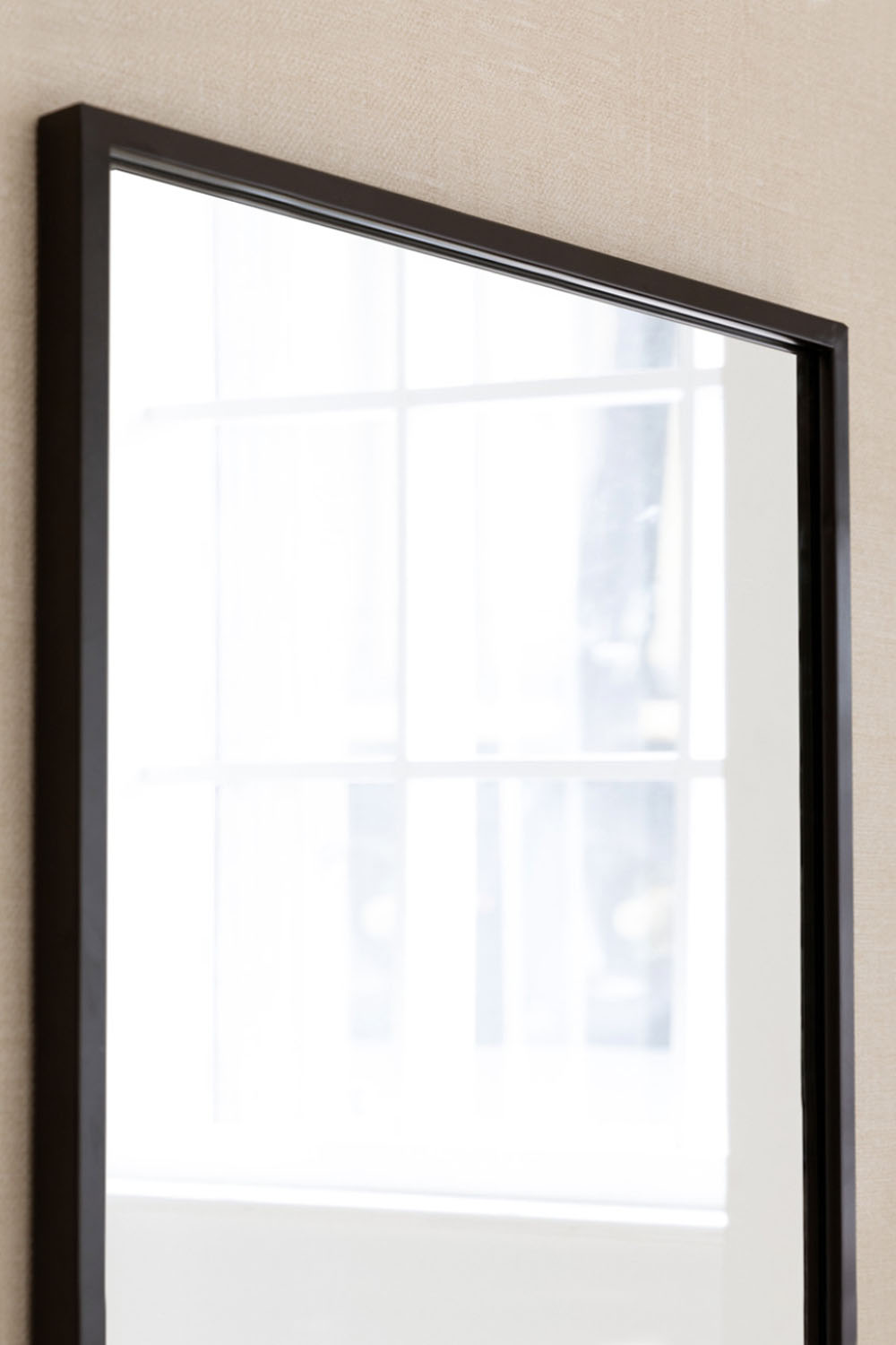 Rectangular Iron Wall Mirror - Medium