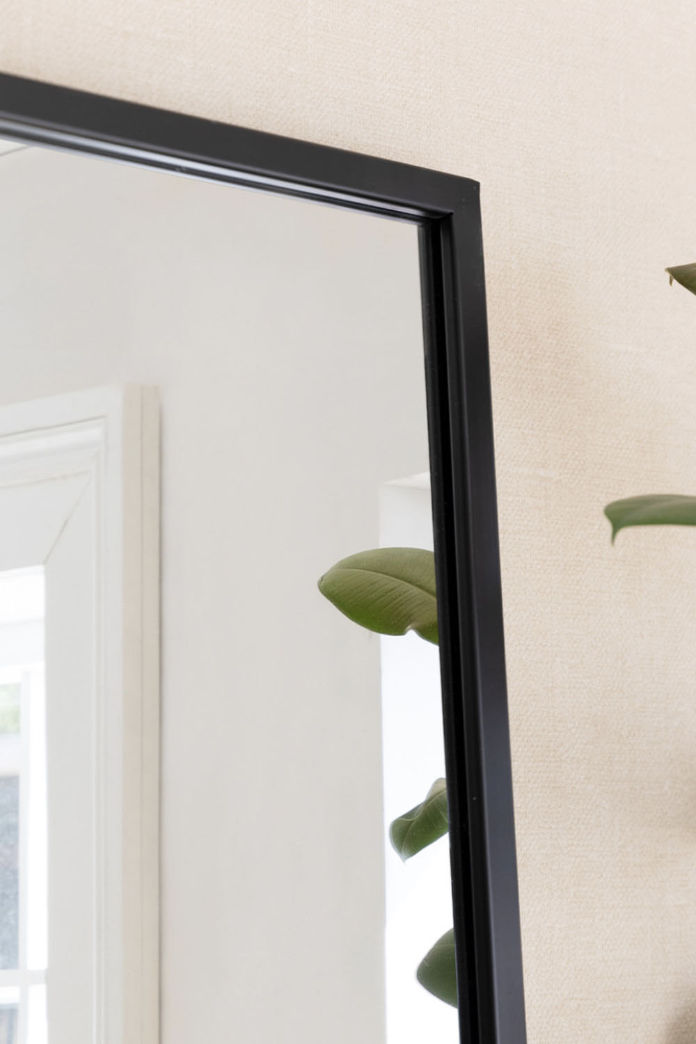 Rectangular Iron Wall Mirror - Tall