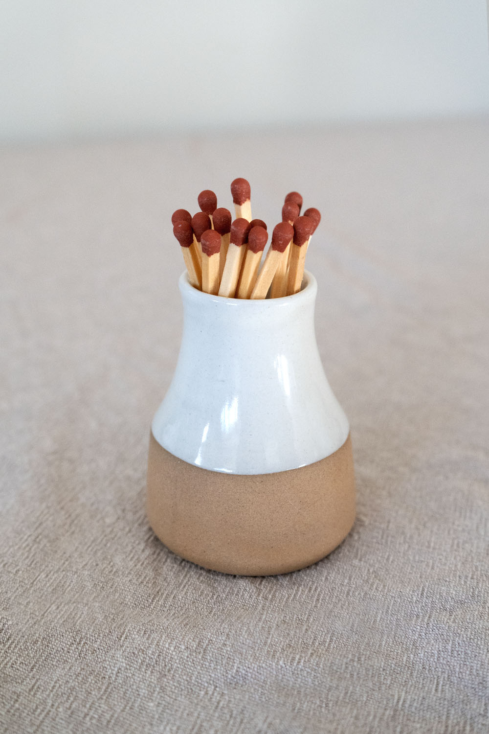 Stoneware Match Holder