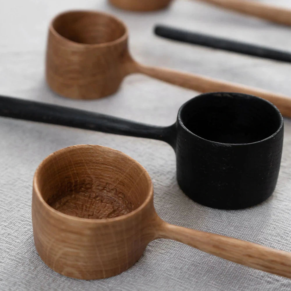 Hand Carved Wooden Coffee Scoops - Coates & Warner