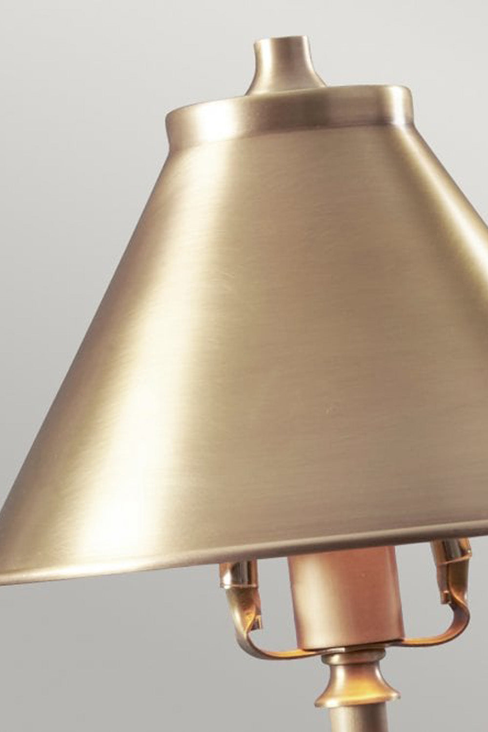 Cannes Aged Brass Stick Lamp