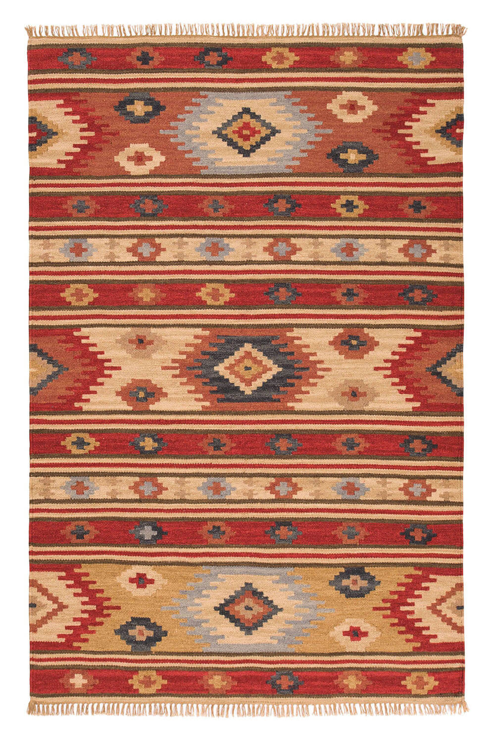 Arzu Red Kilim Tribal Handmade Rug