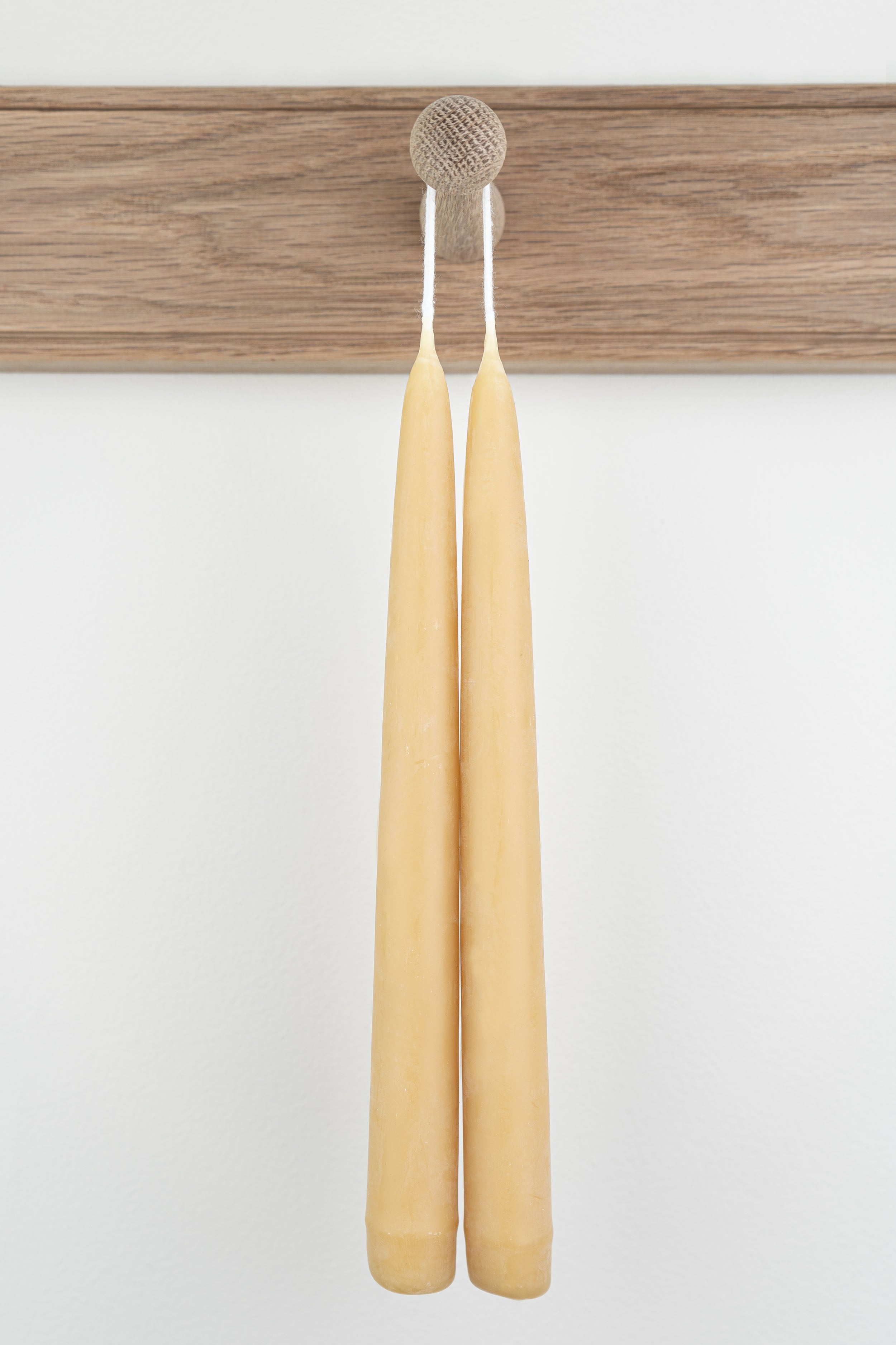 Hand Dipped Beeswax Candle, Standard Dinner