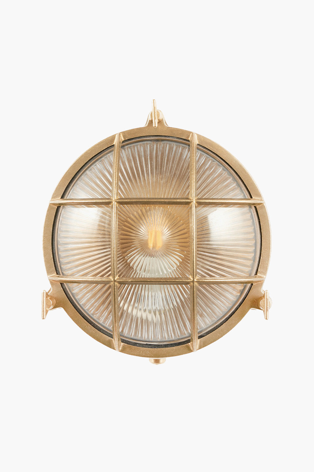 Brass Bulkhead Round Wall Light