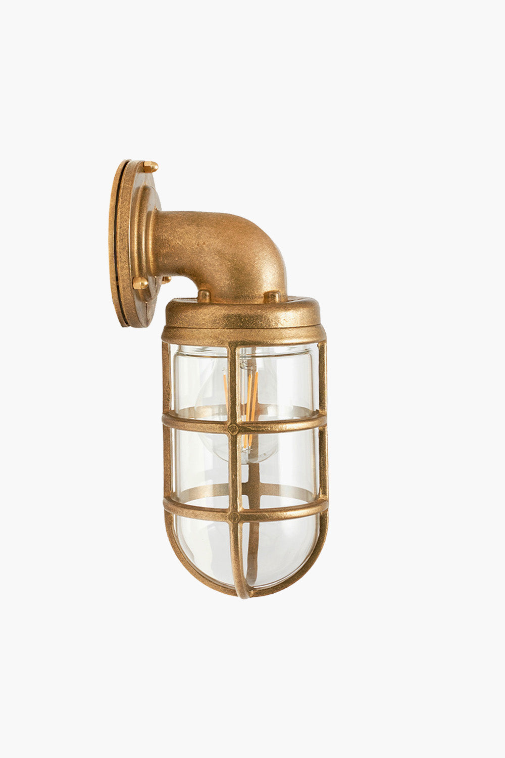 Brass Bulkhead Down Light