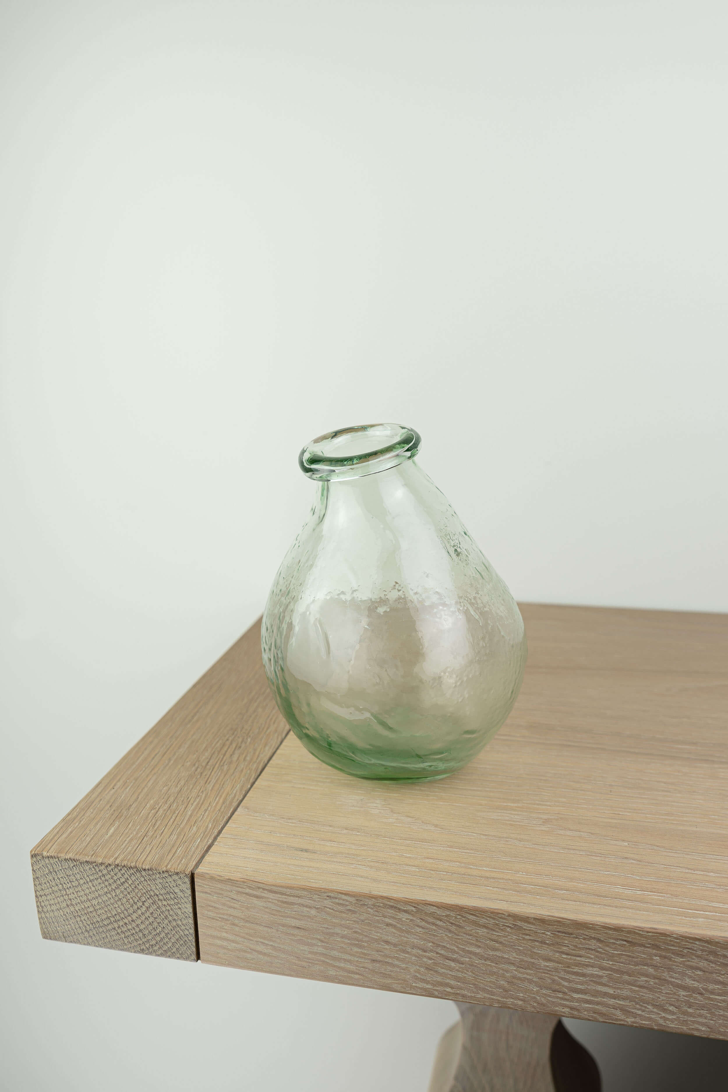 Bubble Recycled Glass Vase, Small