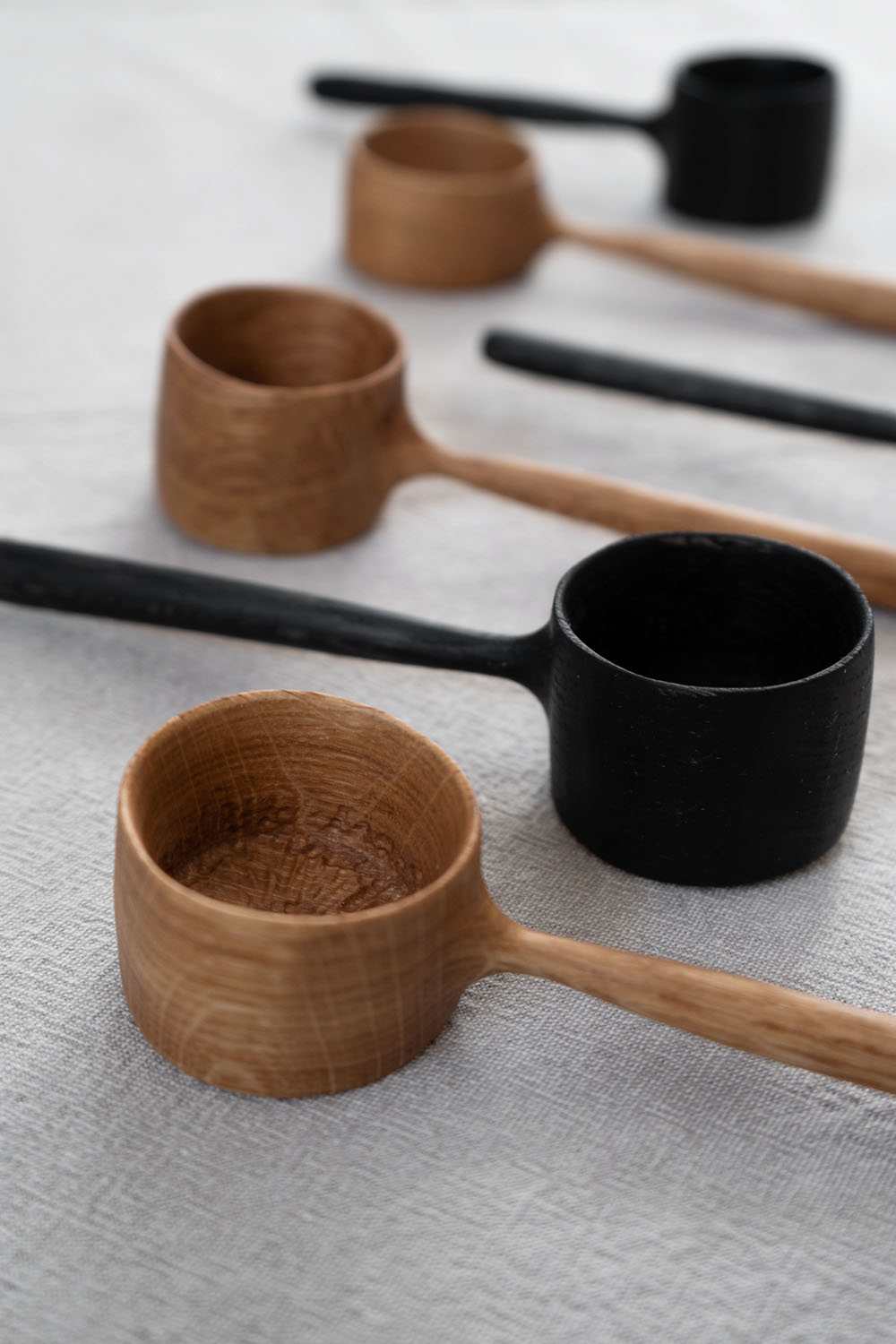 Hand Carved Wooden Coffee Scoop