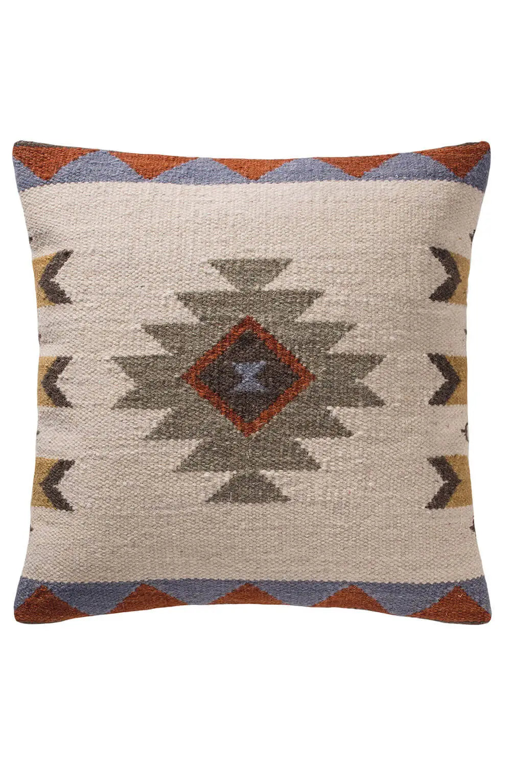 Dina Light Stone Kilim Cushion - Coates & Warner