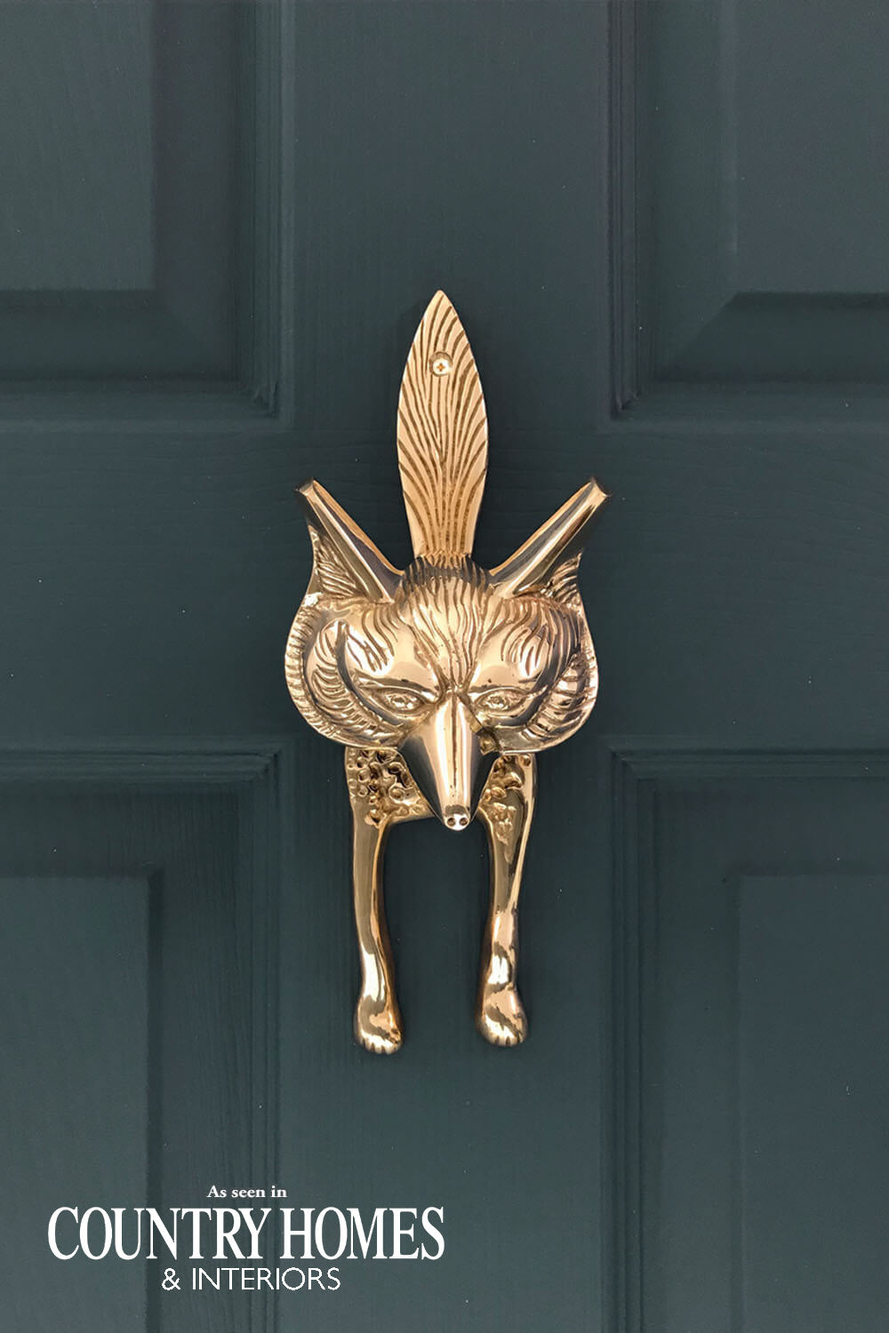 Brass Fox Door Knocker
