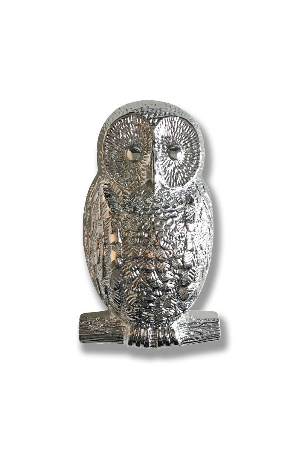 Chrome Owl Door Knocker - Coates & Warner