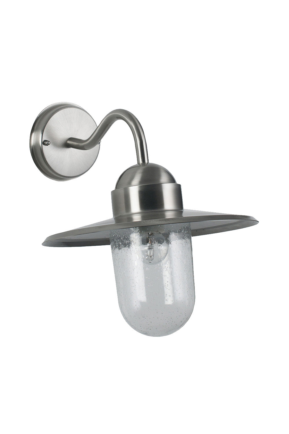 Fisherman Brushed Steel Wall Light