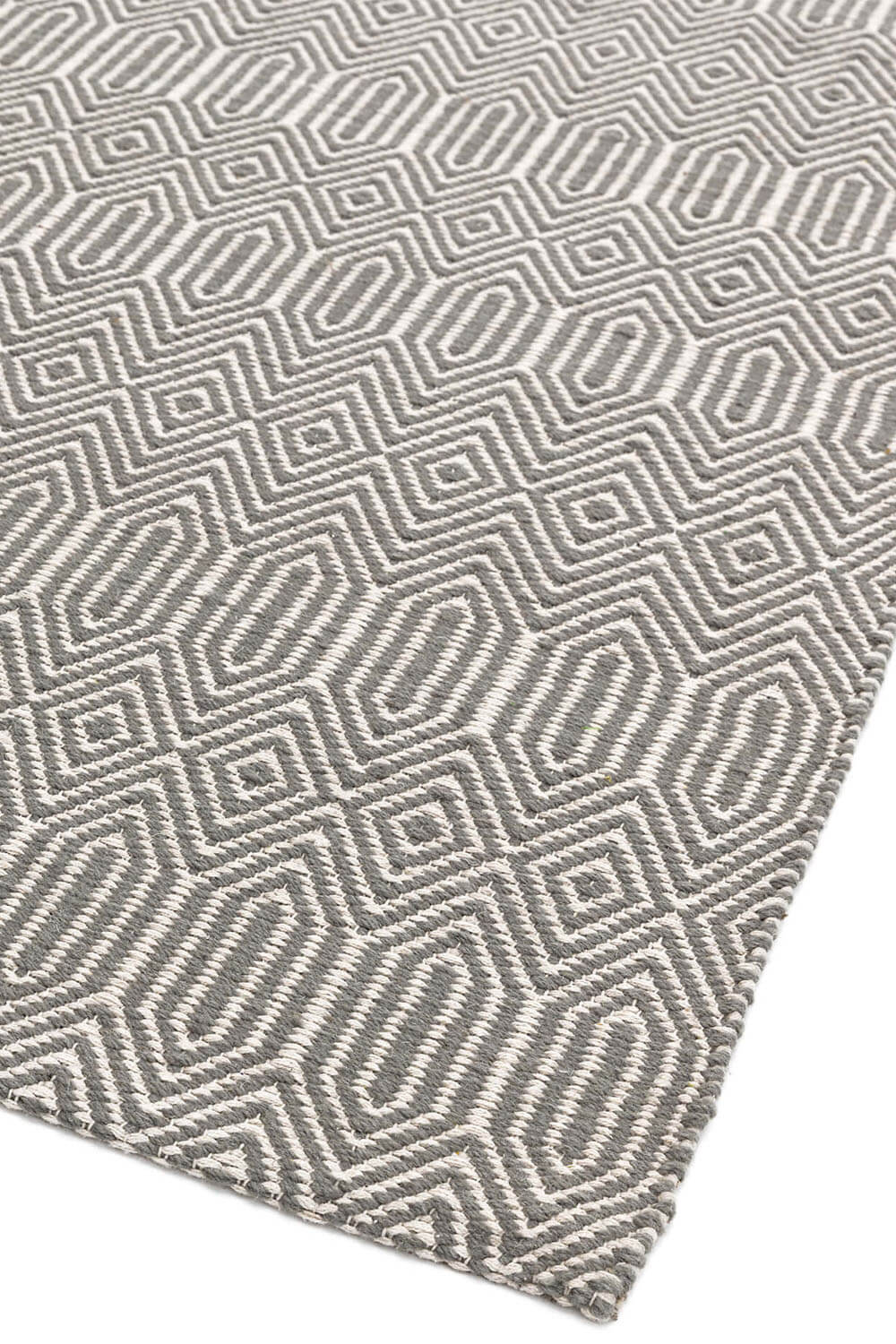 Grey Diamond Rug Corner - Coates & Warner