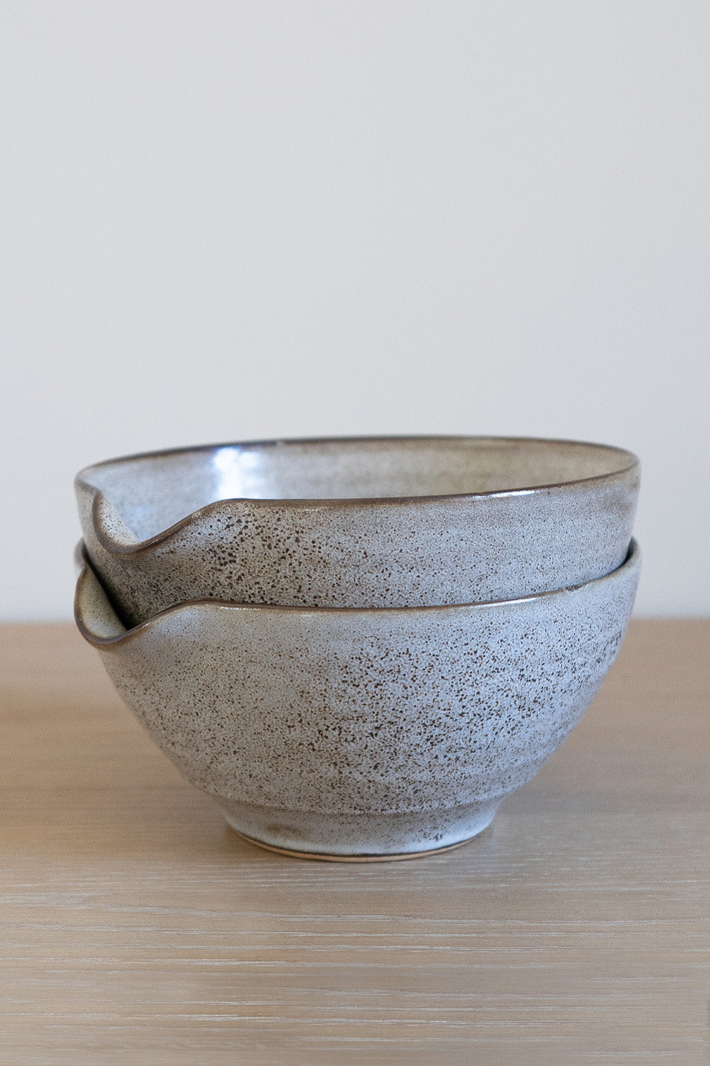 Speckled Stoneware Pouring Bowl
