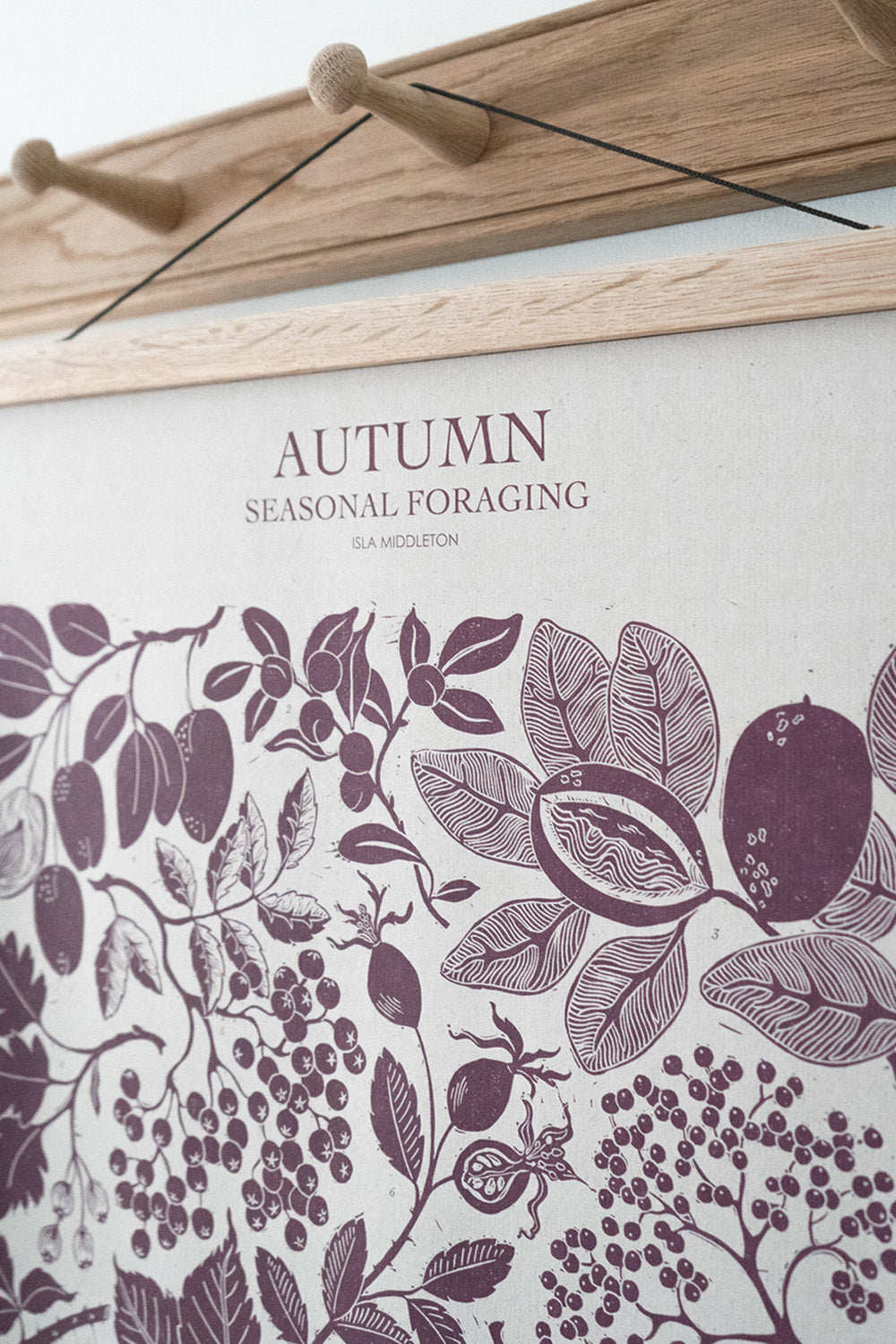 Autumn Foraging Poster By Isla Middleton