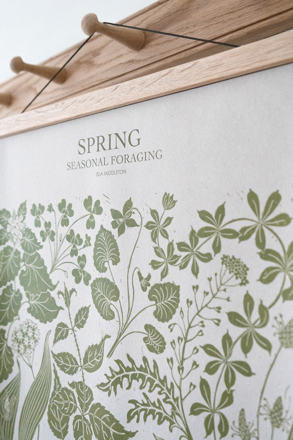 Spring Foraging Poster By Isla Middleton